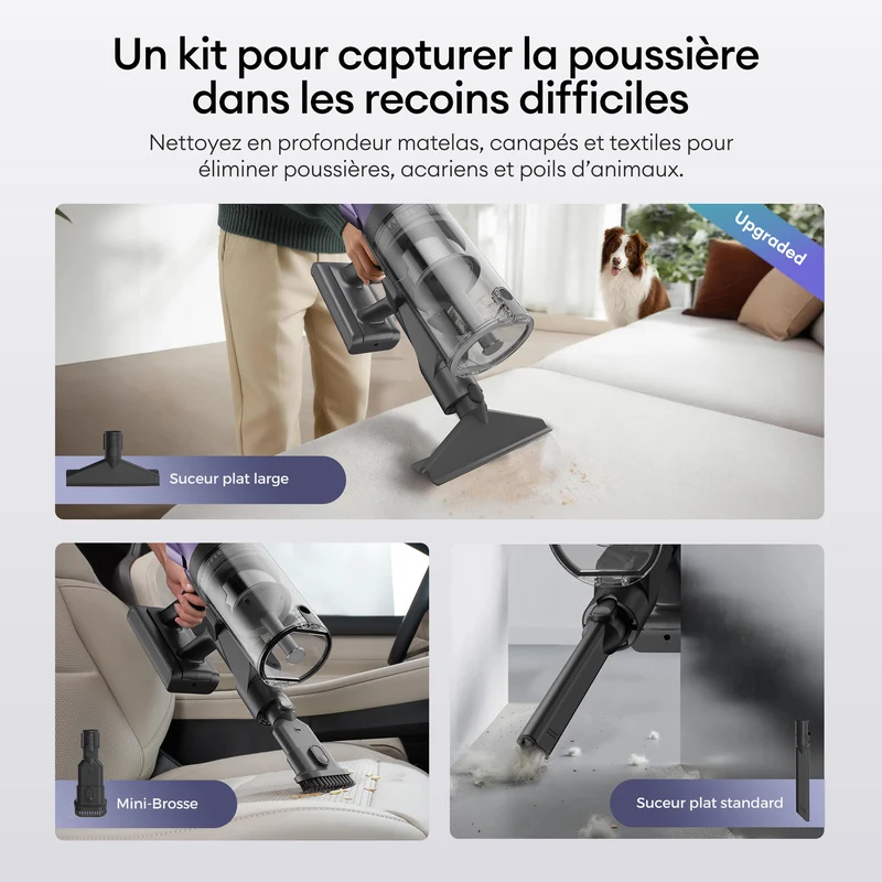 Ultenic U18 PowerPro Aspirateur Balai Sans Fil