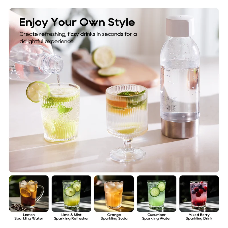Original Sparkling Water Bottle for Matrix S9 Cold Sparkling Water Maker