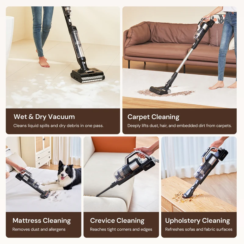 PW11 Pro Max 2026 5-in-1 Cordless Wet & Dry Vacuum Cleaner
