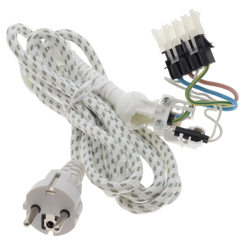 Rowenta cavo alimentazione spina ferro stiro Focus DW5129 DW5205 DW5240 DW5241