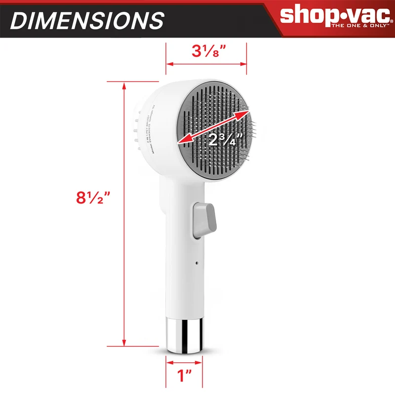 Shop-Vac® 2-In-1 Pet Brush