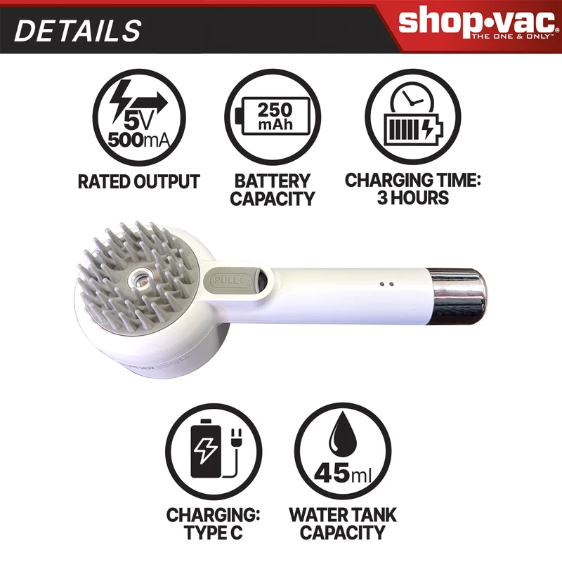 Shop-Vac® 2-In-1 Pet Brush