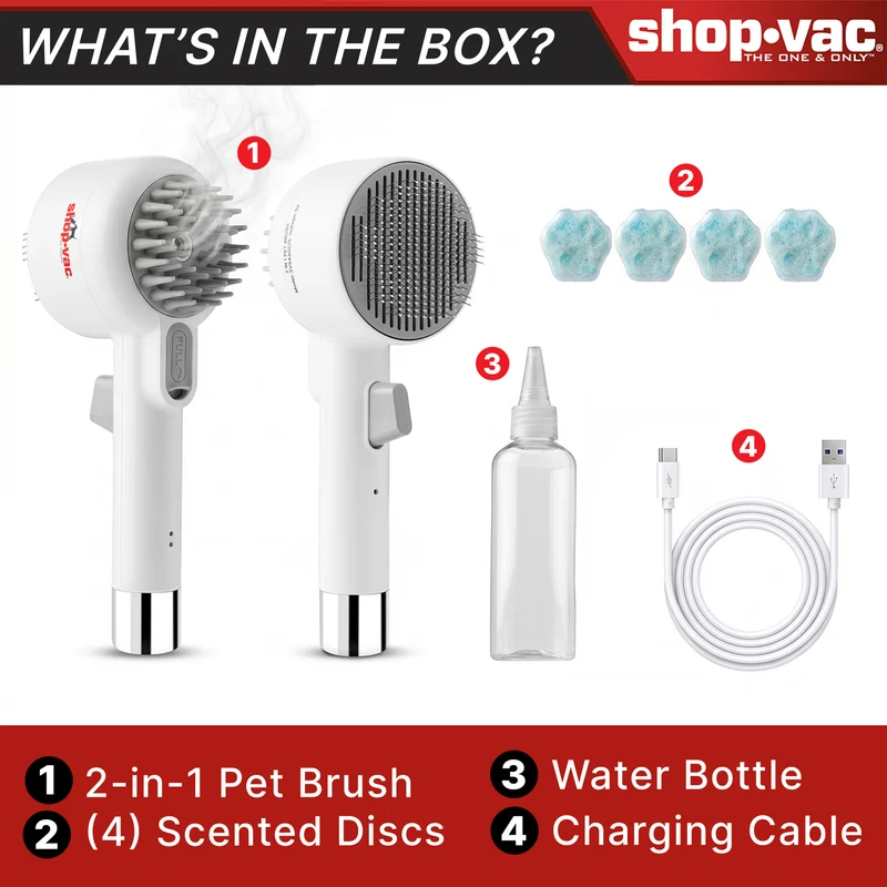 Shop-Vac® 2-In-1 Pet Brush