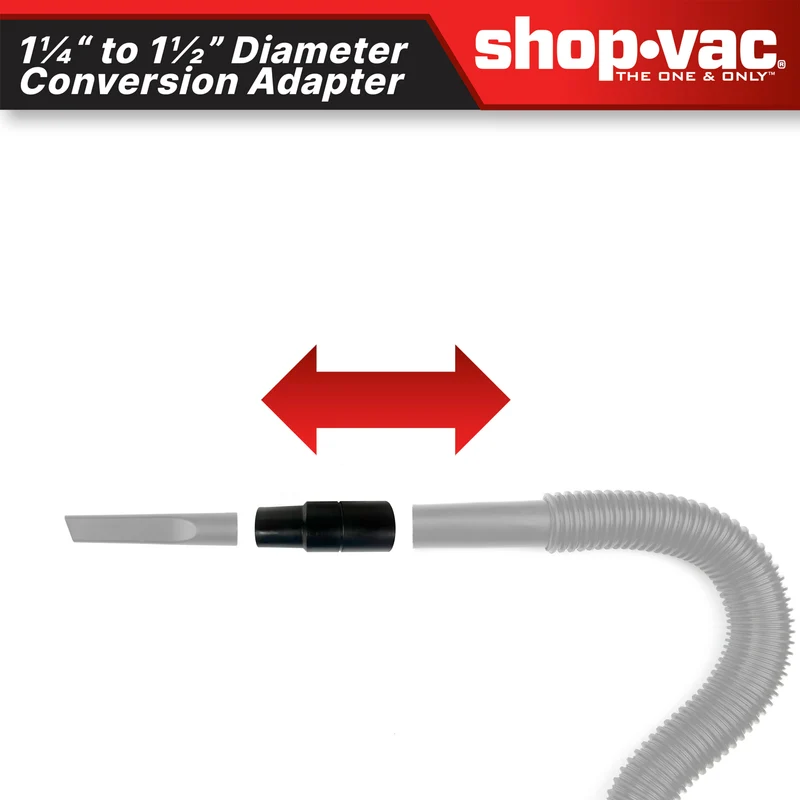 Shop-Vac® 1-1/4 Inch to 1-1/2 Inch Conversion Adapter