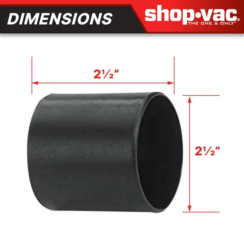 Shop-Vac® 2.5 Inch to 2.5 Inch Hose Coupling