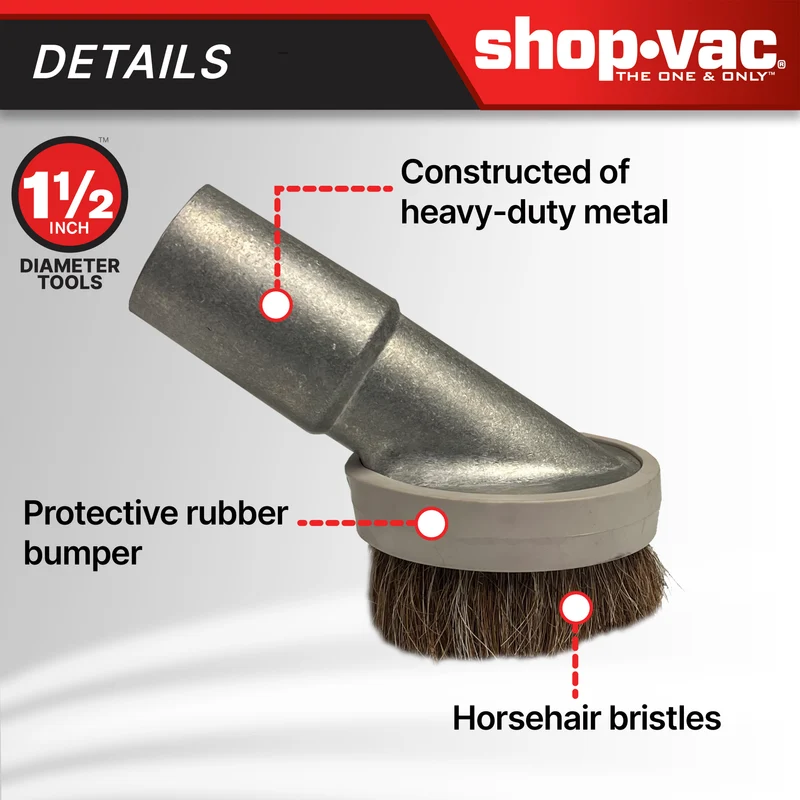 Shop-Vac®1.5 Inch Metal Round Brush