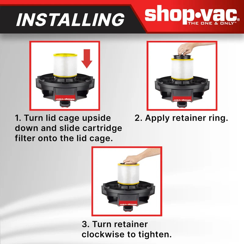 Shop-Vac® Abrasion Resistant HEPA Cartridge Filter