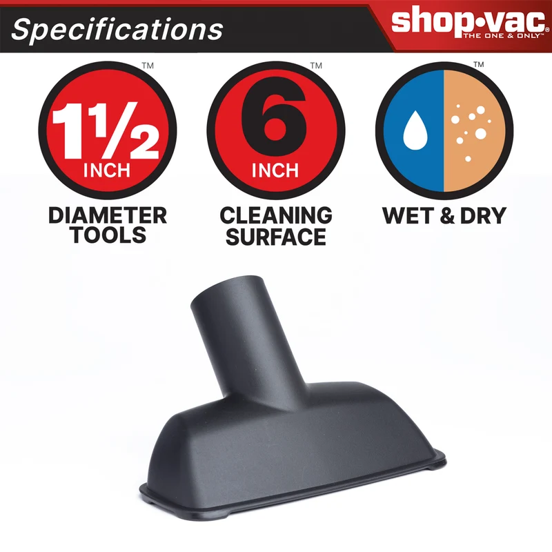 Shop-Vac® 1.5 Inch Utility Nozzle