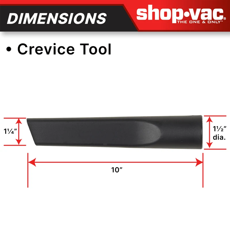 Shop-Vac® 1.5 Inch Crevice Tool