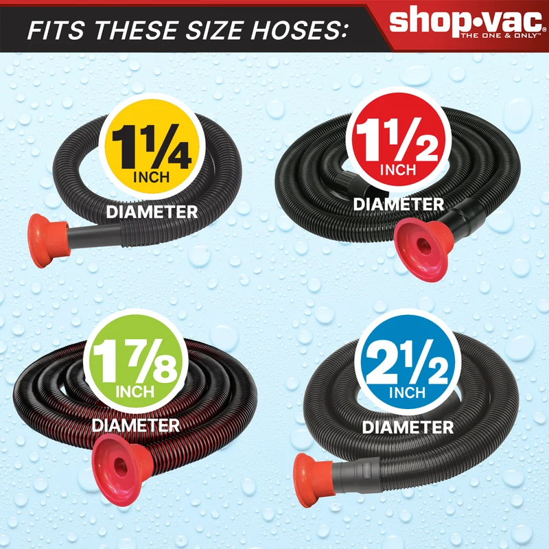 Shop-Vac® Drain Plunger Attachment