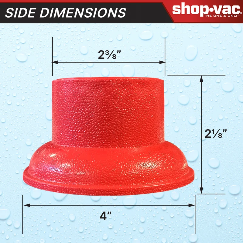 Shop-Vac® Drain Plunger Attachment