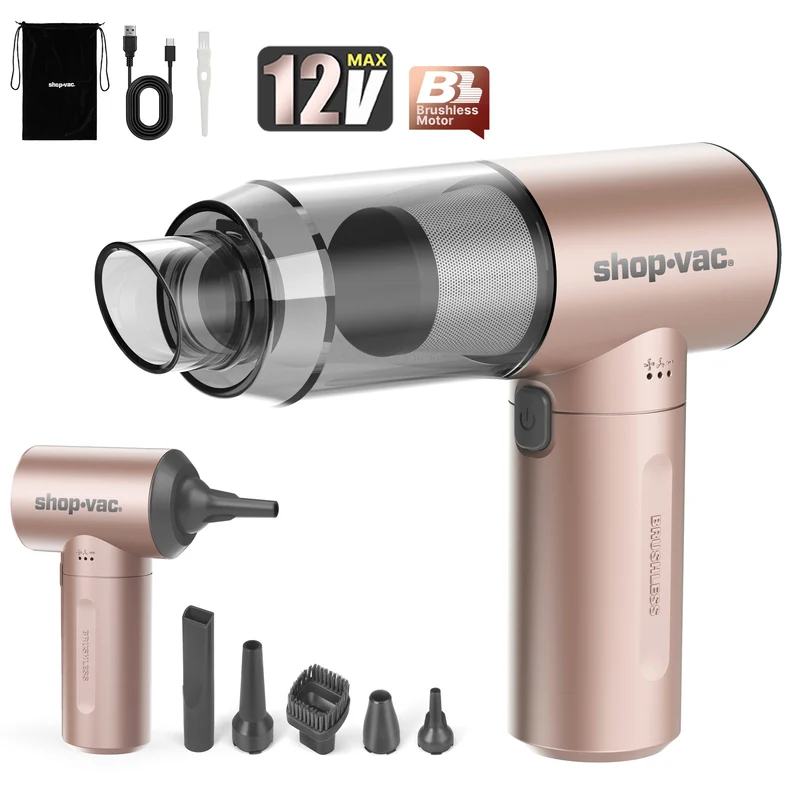 Shop-Vac® S4 Handheld Car Vacuum, Air Duster & Inflater