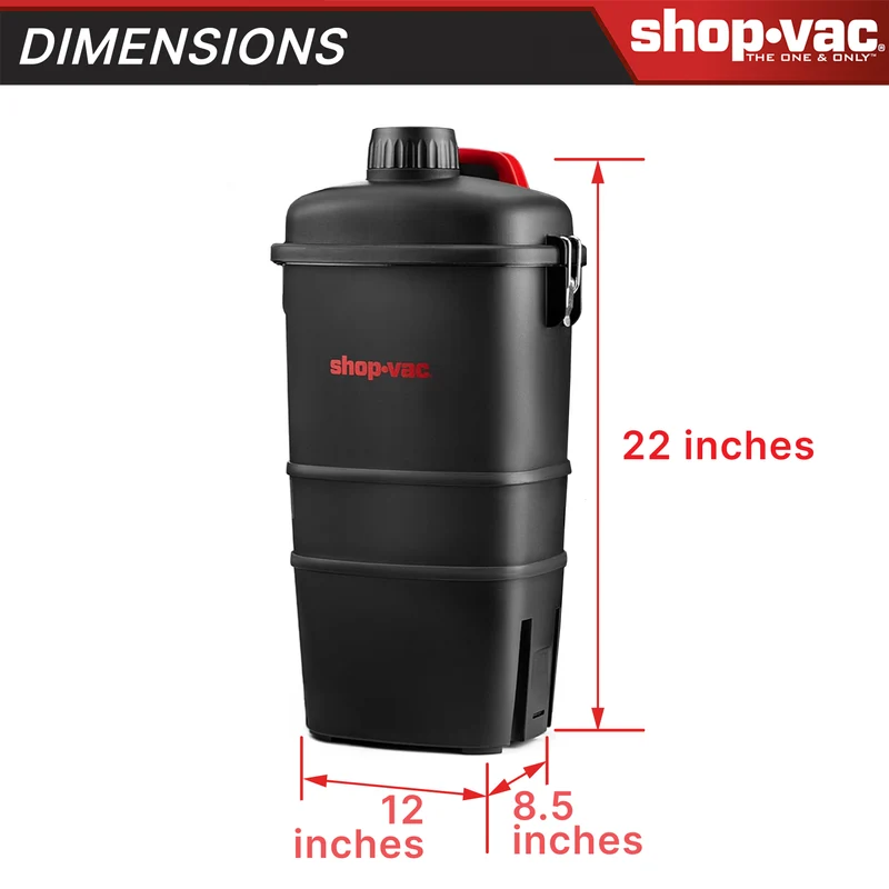 Shop-Vac® Commercial 1.5 Gallon Backpack Vacuum