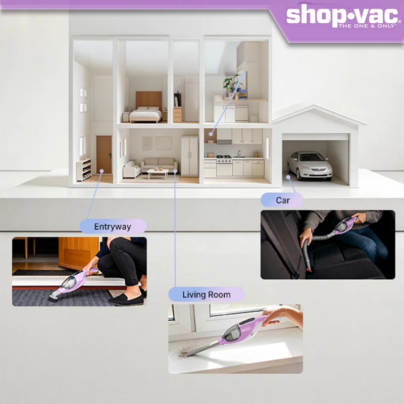 Shop-Vac® DolphPower Cordless Handheld Vacuum - Purple