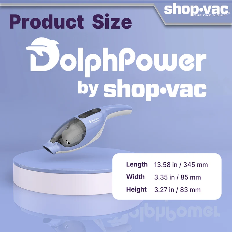 Shop-Vac® DolphPower Cordless Handheld Vacuum - Blue