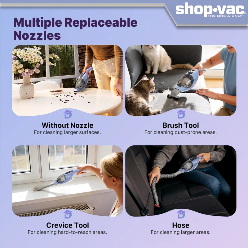Shop-Vac® DolphPower Cordless Handheld Vacuum - Blue
