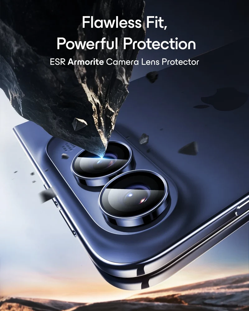 iPhone Duo Armorite® Camera Lens Protector - Dark Blue