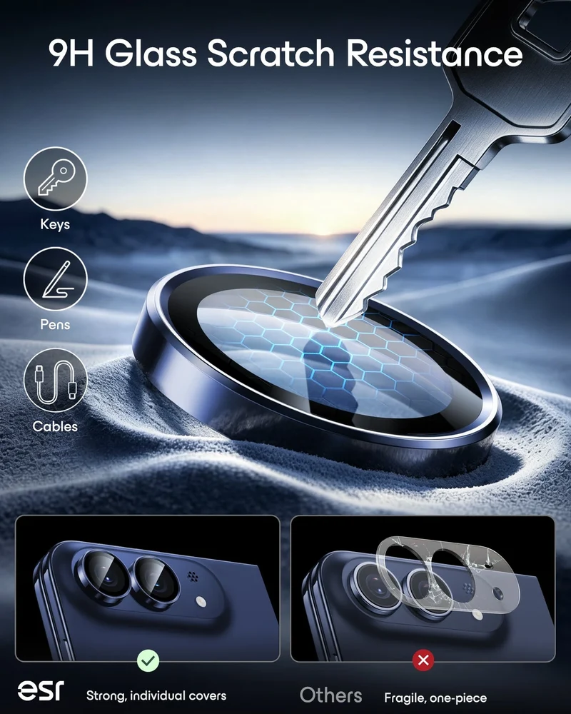 iPhone Duo Armorite® Camera Lens Protector - Dark Blue