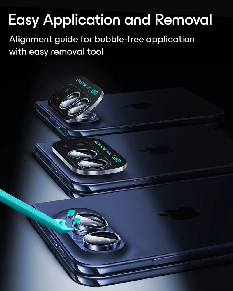 iPhone Duo Armorite® Camera Lens Protector - Dark Blue