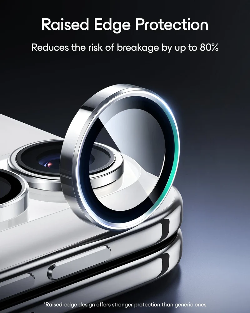 iPhone Duo Armorite® Camera Lens Protector - Silver