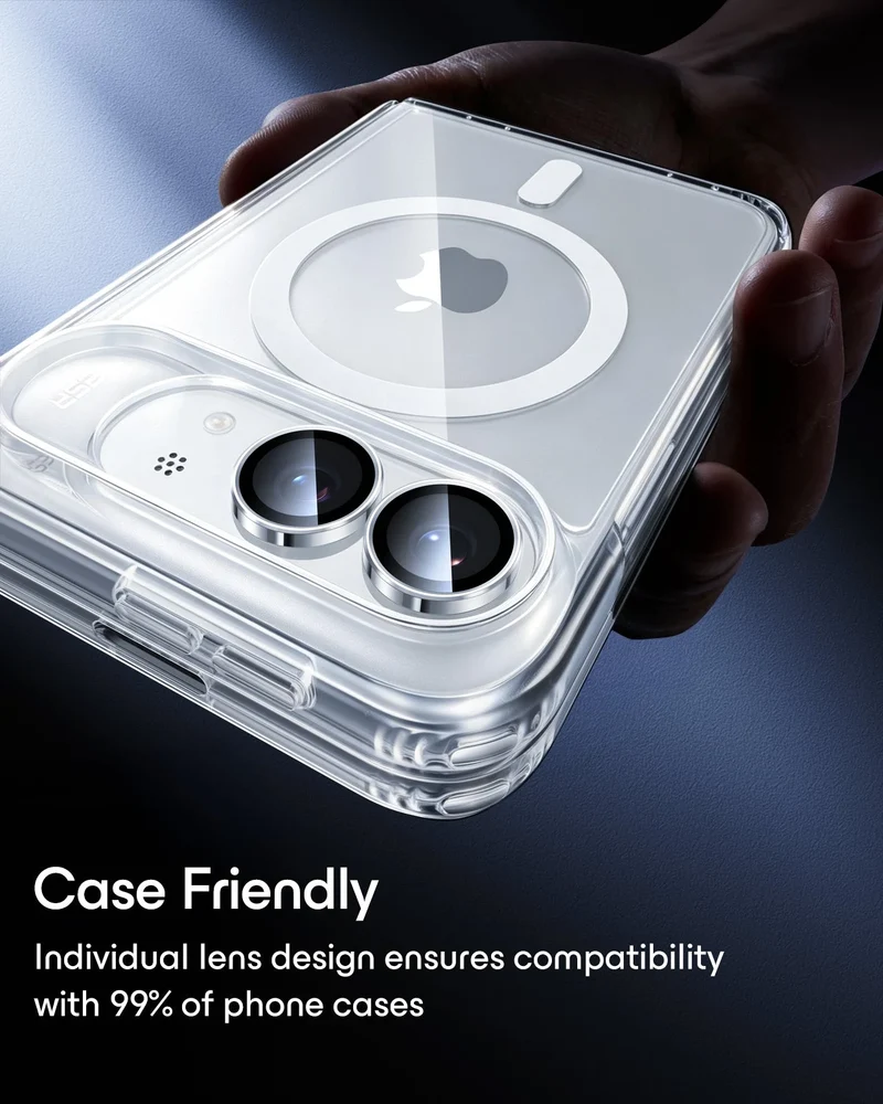 iPhone Duo Armorite® Camera Lens Protector - Silver