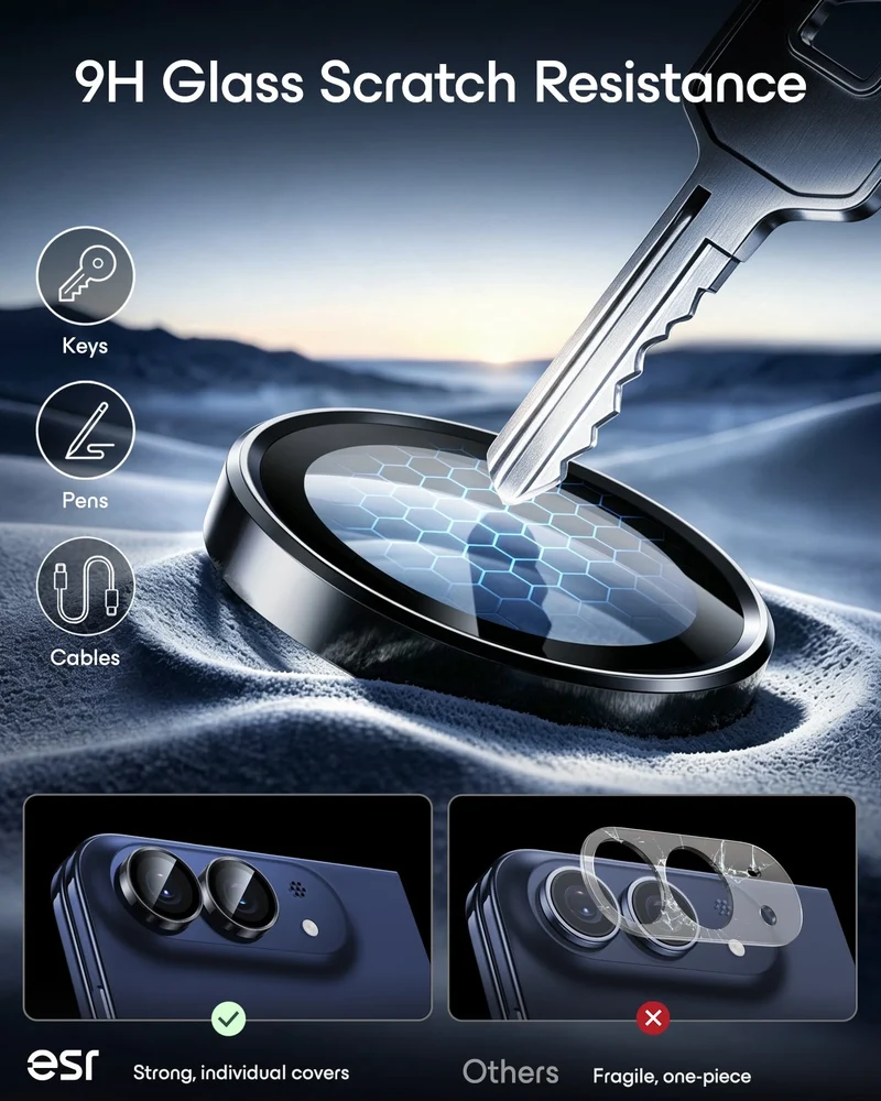 iPhone Duo Armorite® Camera Lens Protector - Black
