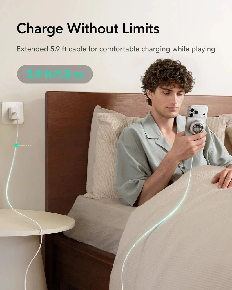 Cyclone 25W Magnetic Charging Pad with CryoBoost - Burgundy - 1 Set