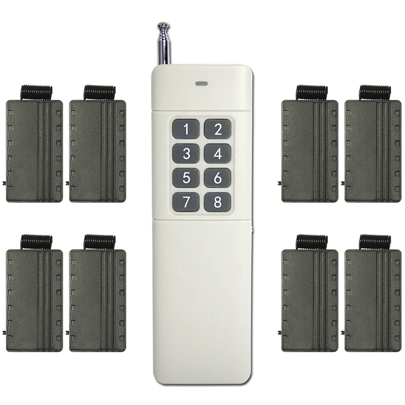 Une 8 Boutons Télécommande Sans Fil Contrôle 8 Alarmes avec Vibreur (Modèle: 0020177)