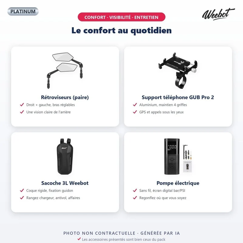 Pack Platinum - Accessoires