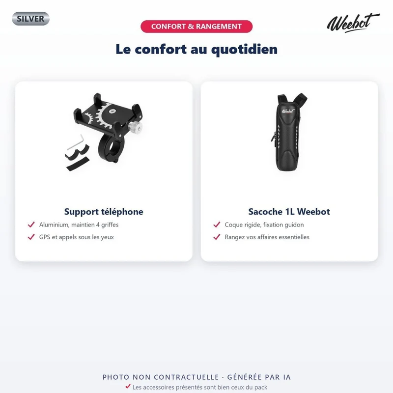 Pack Silver - Accessoires
