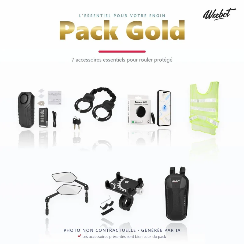 Pack Gold - Accessoires