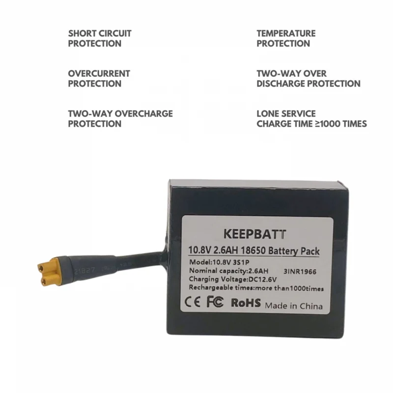 10.8V 2.6Ah Battery for Razor Electric Party Pop Electric Tekno Scooter