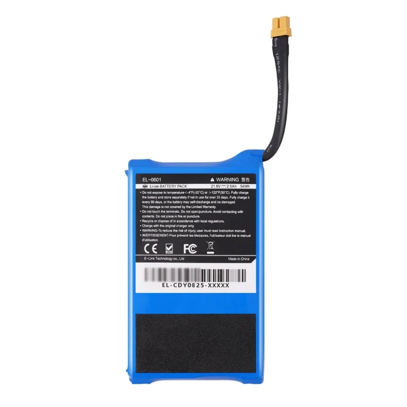 21.6V 2.5Ah Replacement Battery for Kids E Scooter E9 E9 Pro E9 Apex