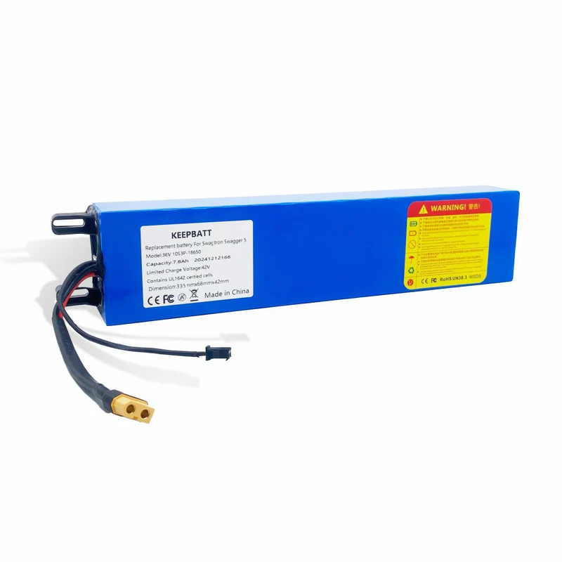 US in Stock KEEPBATT 36V 7.8Ah Replacement Battery Pack For swagtron swagger 5 E-Scooter