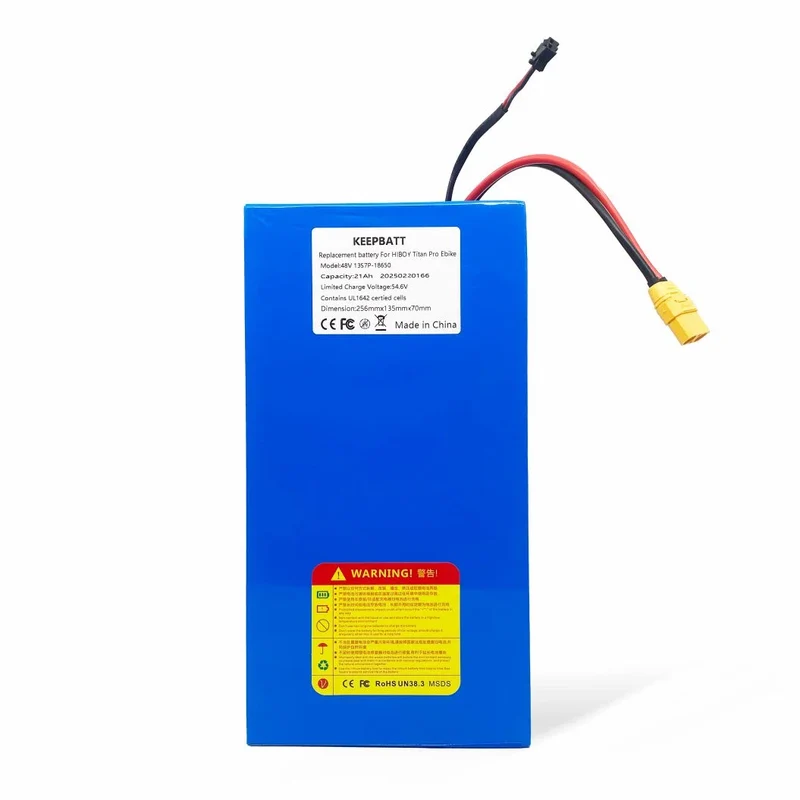 KEEPBATT 48V 21Ah 13S7P Replacement Battery for HIBOY TITAN PRO Electric Scooter