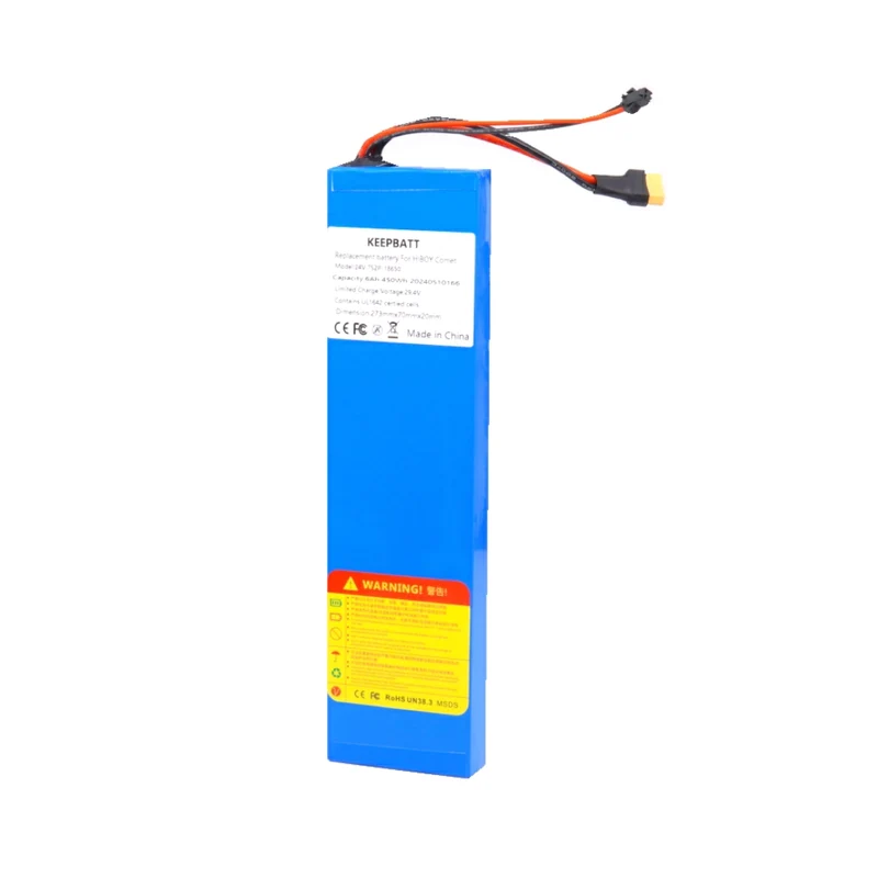 KEEPBATT 24V 6Ah Replacement Battery for Hiboy Comer E Scooter
