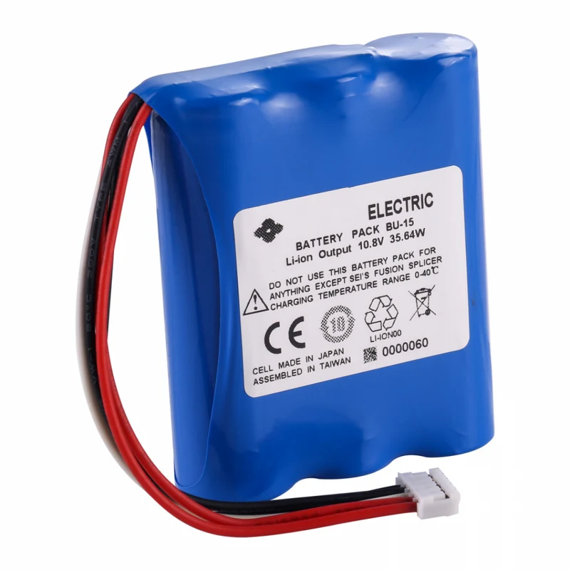 BU-15 10.8V 3400mAh Li-Ion Battery Pack for Sumitomo T-400S T-400ST BU-15 Fusion Splicer Battery