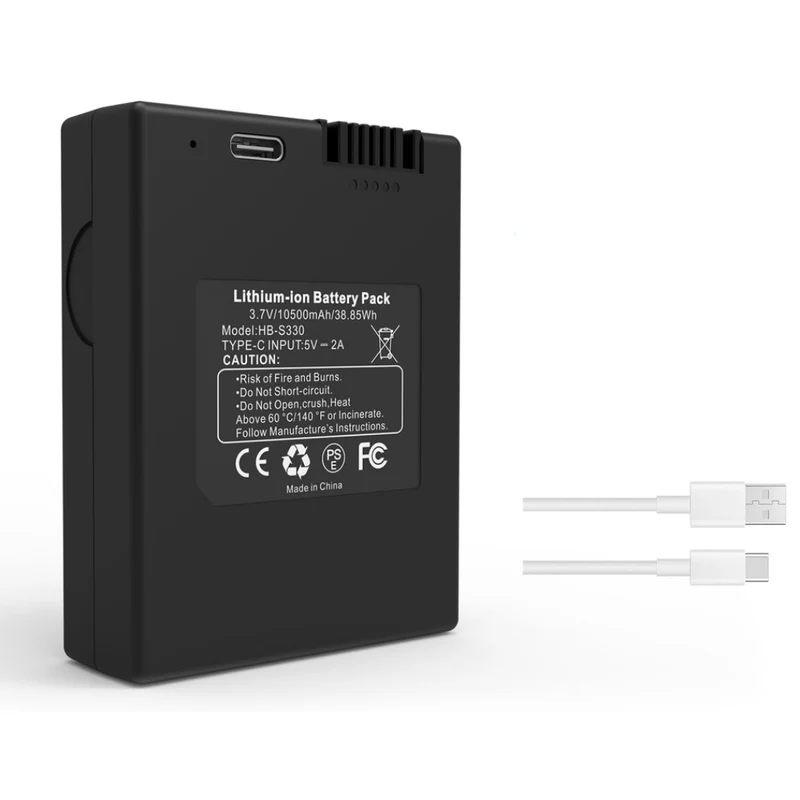 3.7V 10500mAh Battery Replacement for Smart Drop Eufy Smart Lock S330 E330 S230 Model T8520 Security 3-in-1 Video