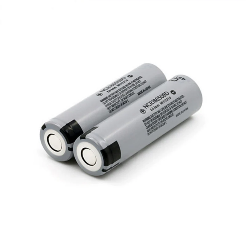 2pcs Rechargeable 3.7V 3200mah NCR18650B Lithium Battery NCR18650BD Battery for Flashlight
