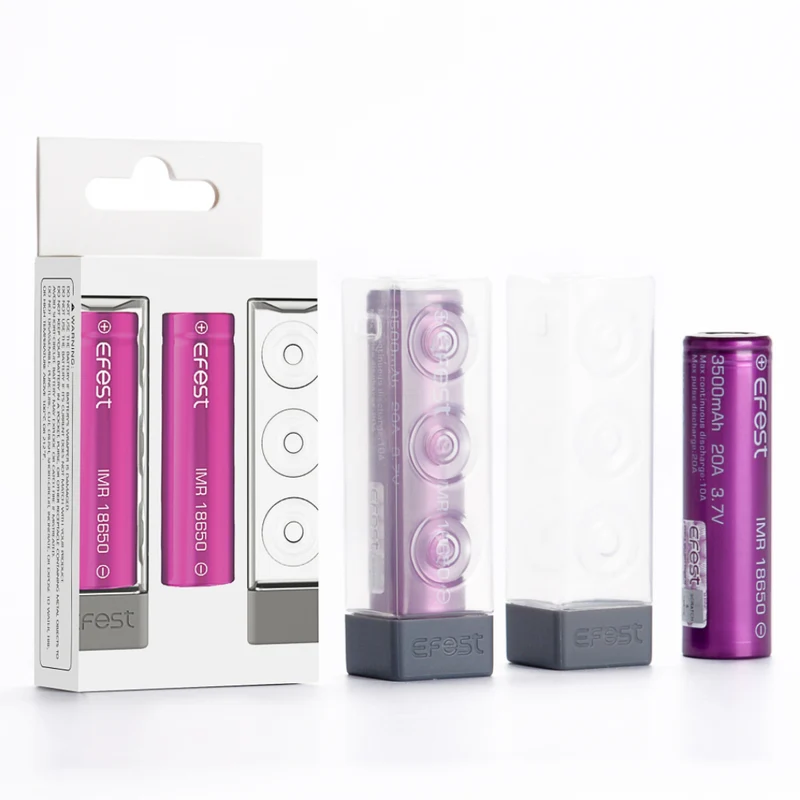 2pcs 18650 3.7V 3500mAh Li-Ion Battery Rechargeable for Power Bank Flashlight Lithium Battery Pack