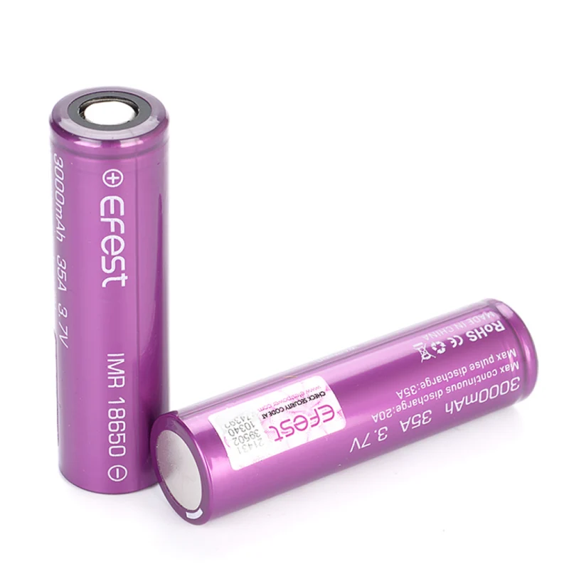 2pcs 18650 3.7V 3500mAh Li-Ion Battery Rechargeable for Power Bank Flashlight Lithium Battery Pack