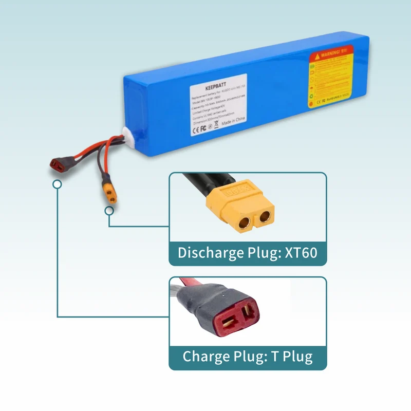 KEEPBATT Rechargeable 36V 7.5Ah Replacement Battery Pack for KUGOO KIRIN M2 S3 E-Scooter