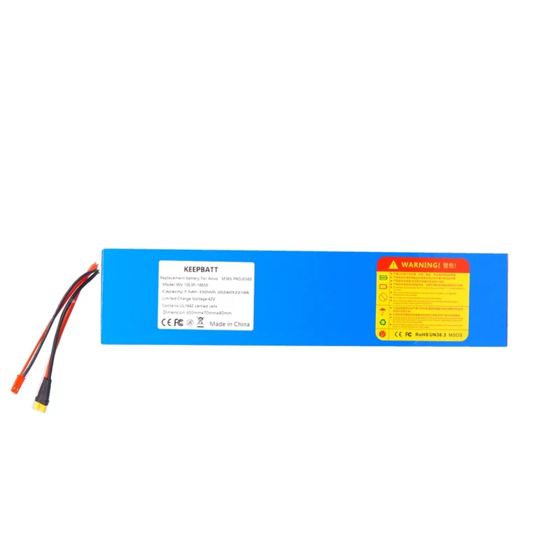 KEEPBATT 36V 7.8Ah Replacement Battery for Aovo M365 PRO ES60 e-scooter