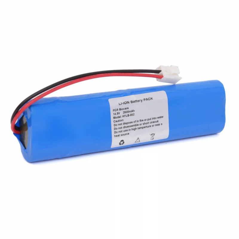 14.8V 2600mAh Patient Monitor Battery for Biocare ECG-1215 ECG-1210 ECG-1260 HYLB-952 ECG