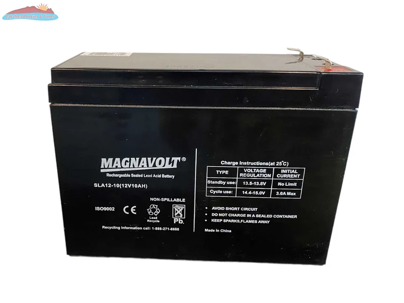 Magnavolt 12V/10AH Sealed Lead Acid Battery