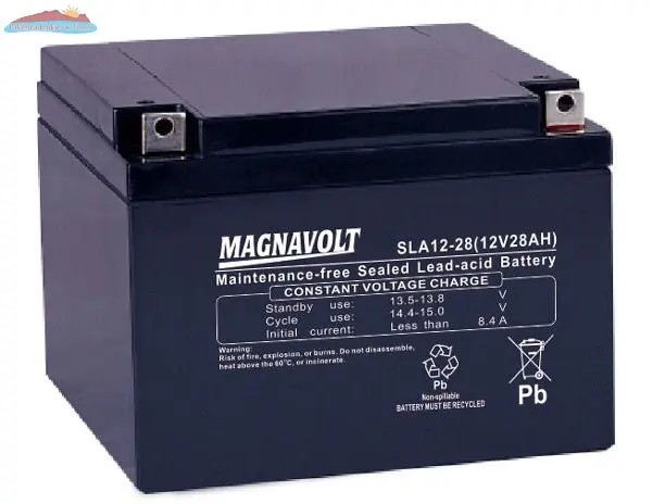Magnavolt 12V/28AH Sealed Lead Acid Battery