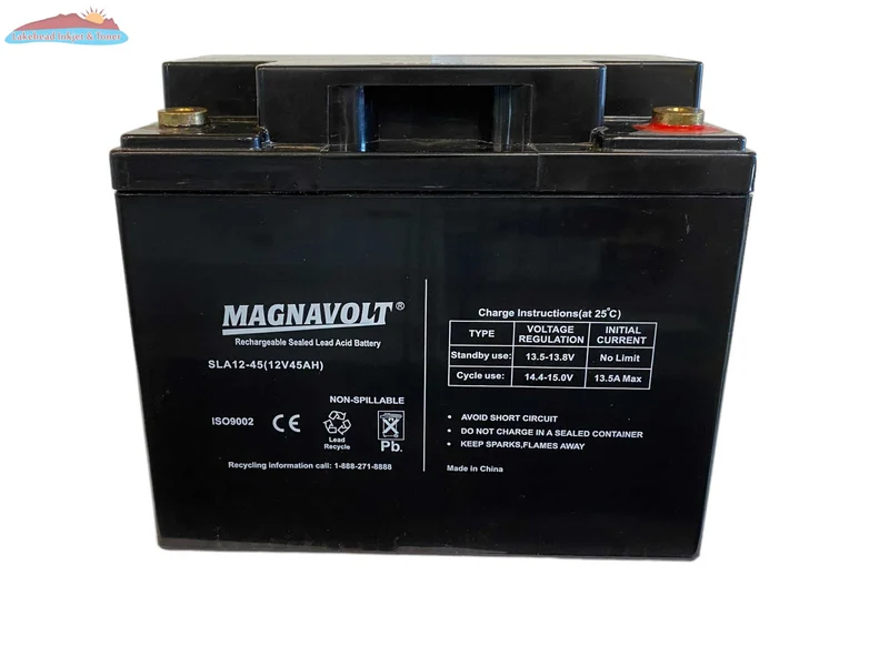Magnavolt 12V/45AH Sealed Lead Acid Battery