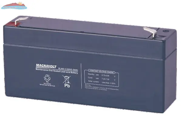 Magnavolt 6V/3.2AH Sealed Lead Acid Battery