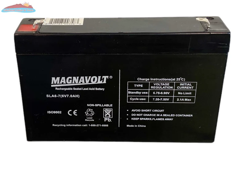 Magnavolt 6V/7AH Sealed Lead Acid Battery