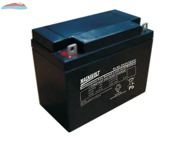 Magnavolt 6V/20AH Sealed Lead Acid Battery